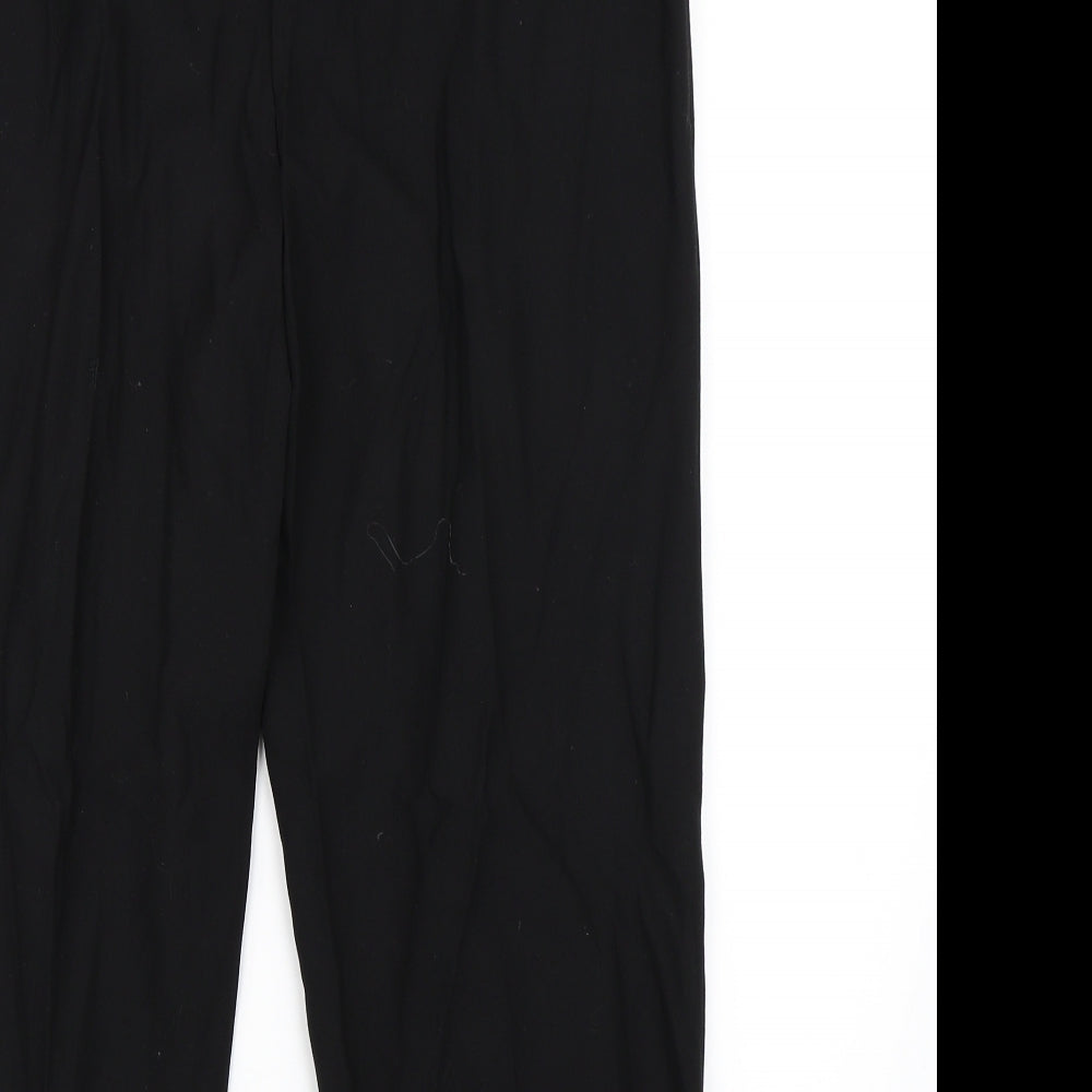 Marks and Spencer Womens Black   Trousers  Size 14 L24 in