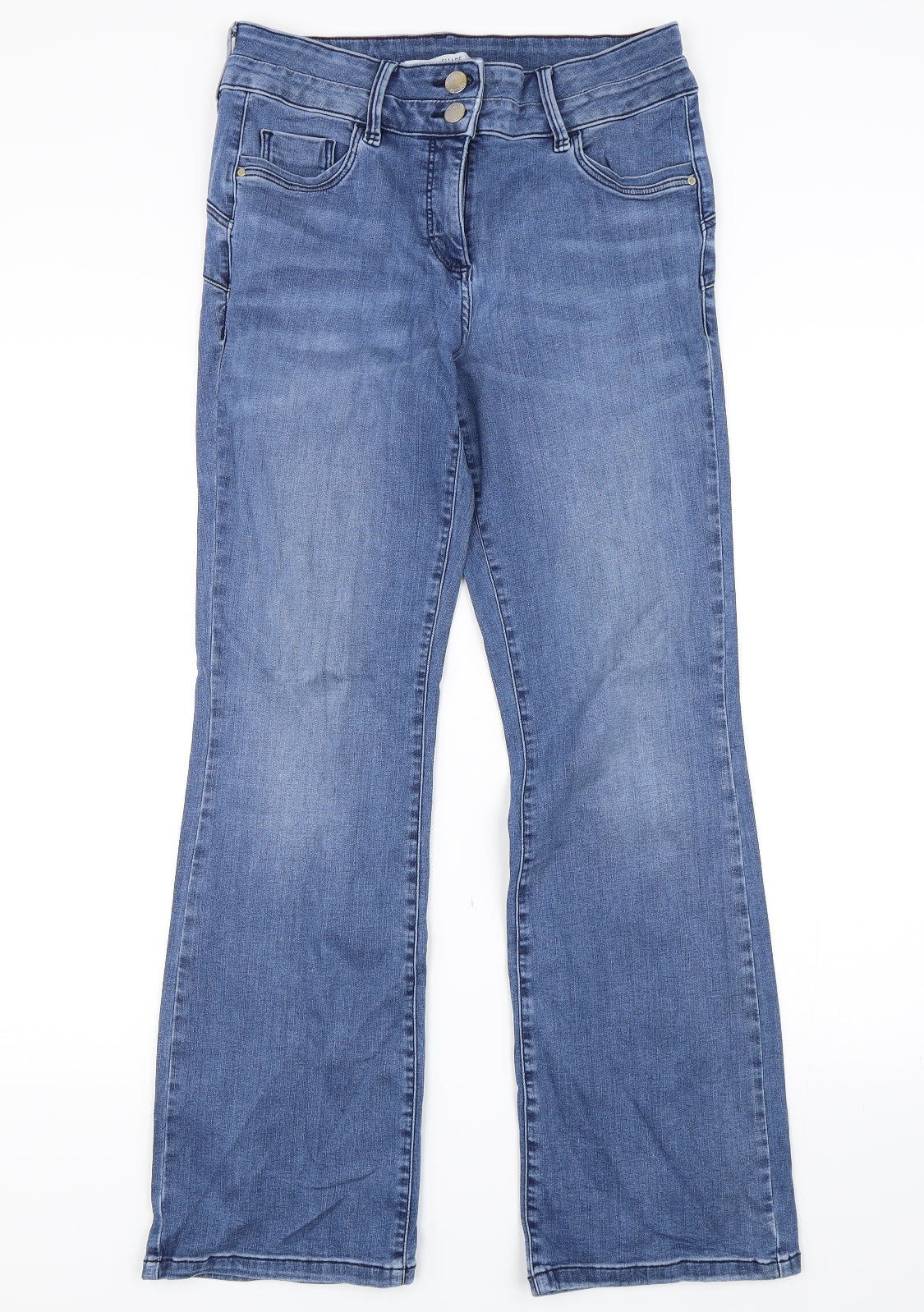 NEXT Womens Blue   Bootcut Jeans Size 14 L30 in