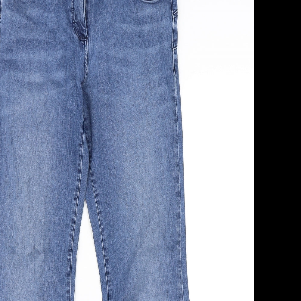 NEXT Womens Blue   Bootcut Jeans Size 14 L30 in