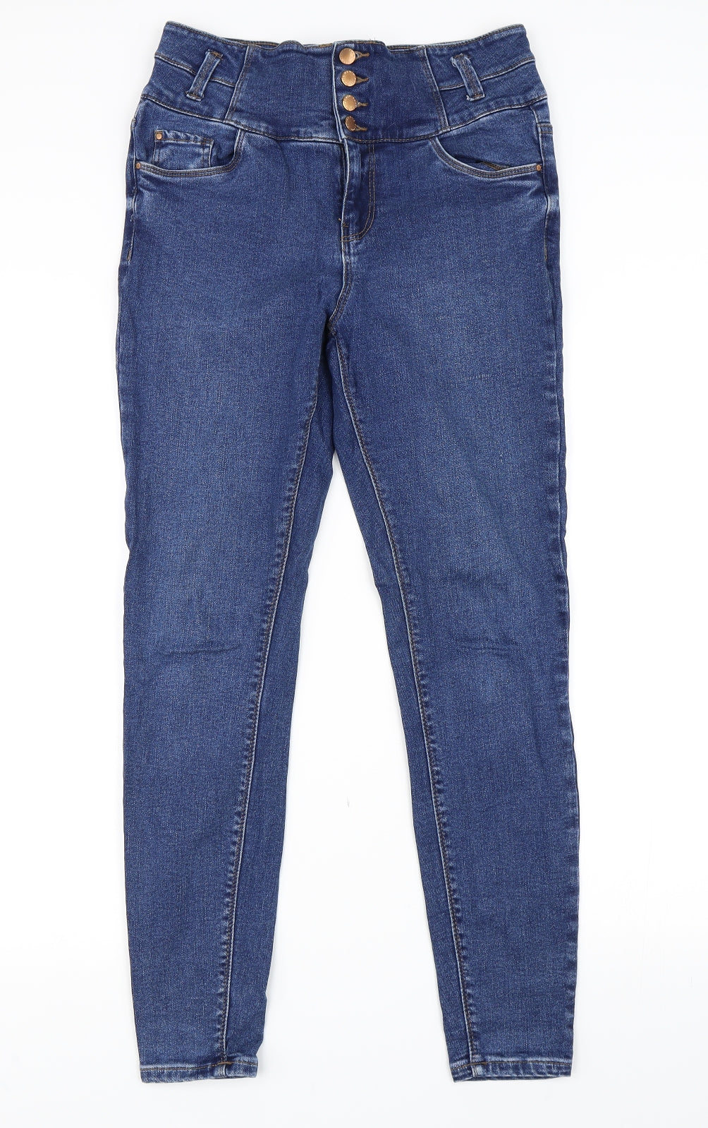 Newlook Womens Blue   Skinny Jeans Size 12 L28 in