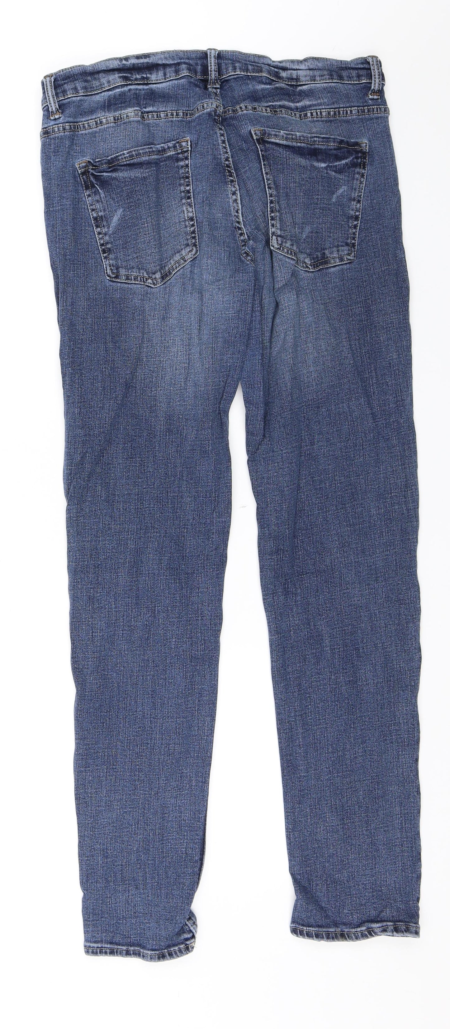 Red Herring Womens Blue   Straight Jeans Size 14 L30 in