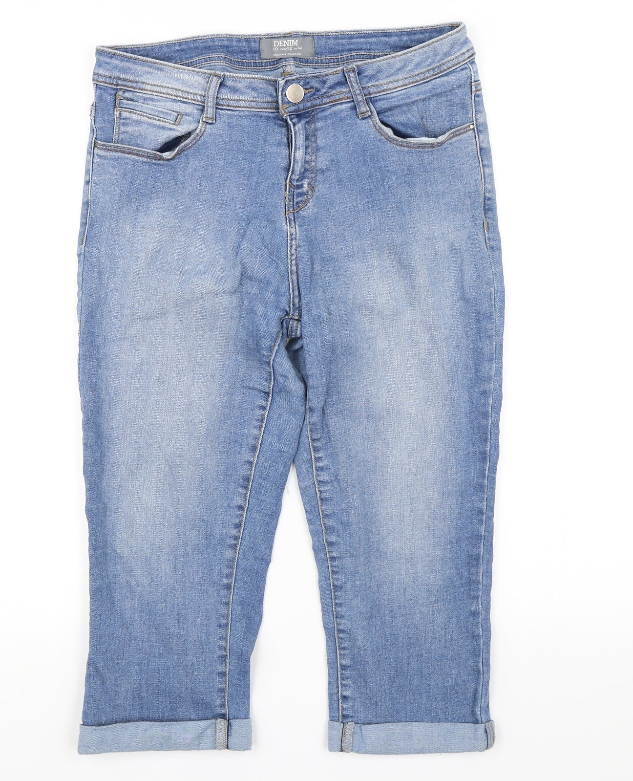 Dorothy Perkins Womens Blue   Cropped Jeans Size 14