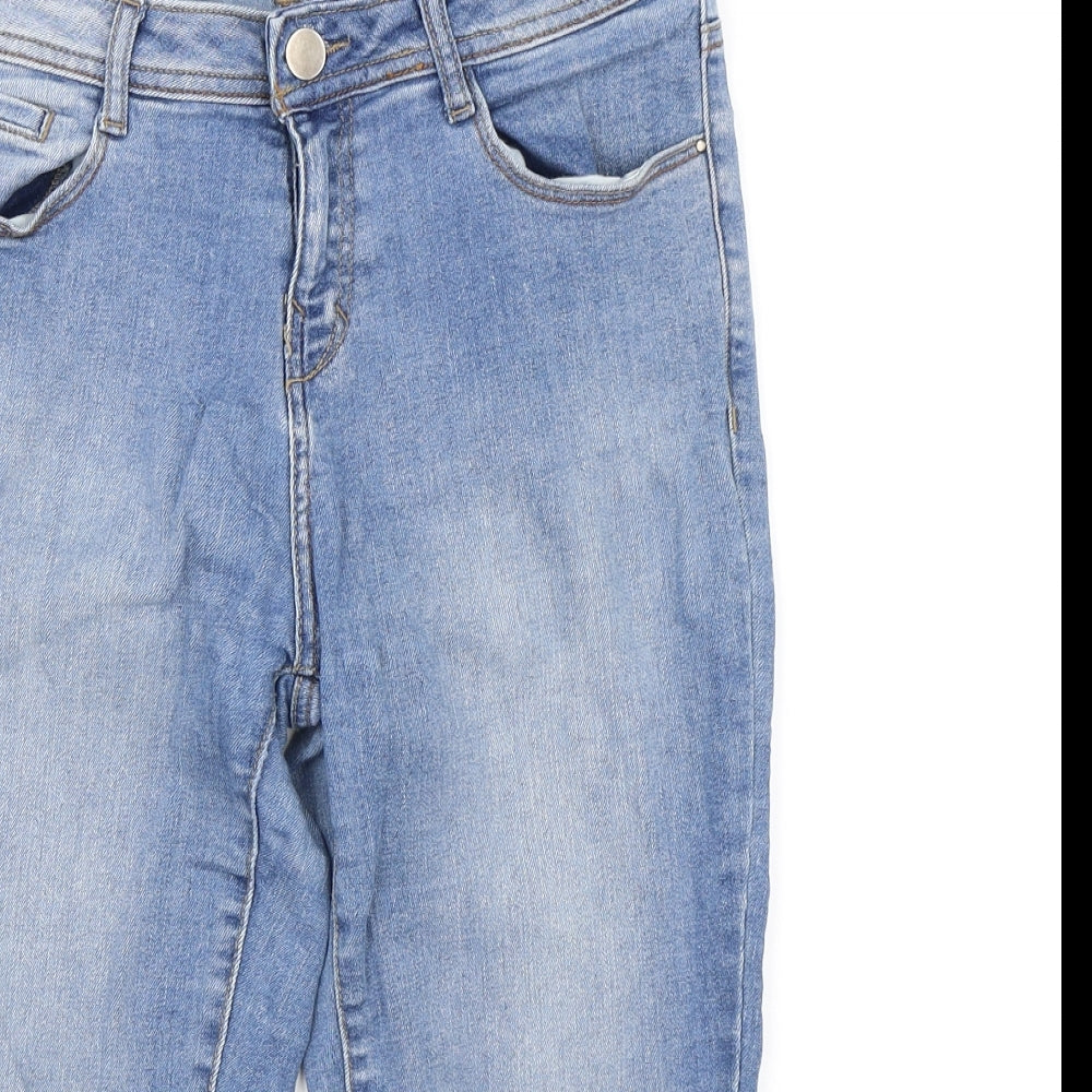 Dorothy Perkins Womens Blue   Cropped Jeans Size 14