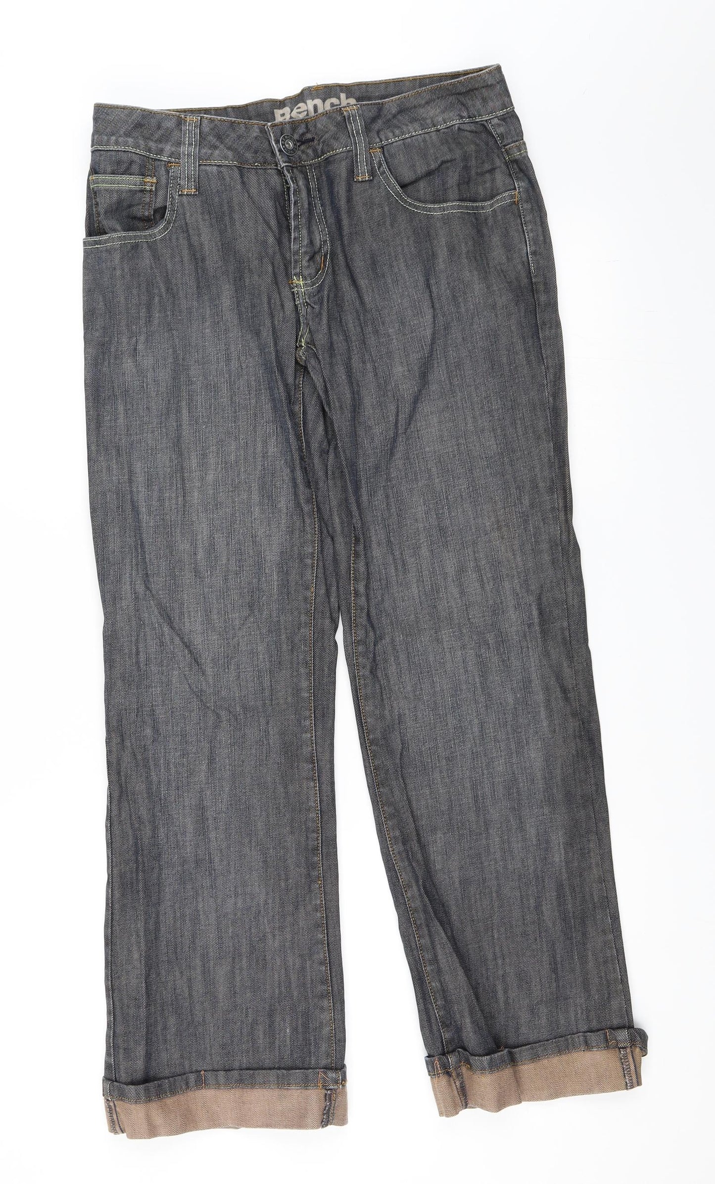 Bench Womens Blue   Wide-Leg Jeans Size 28 in L28 in
