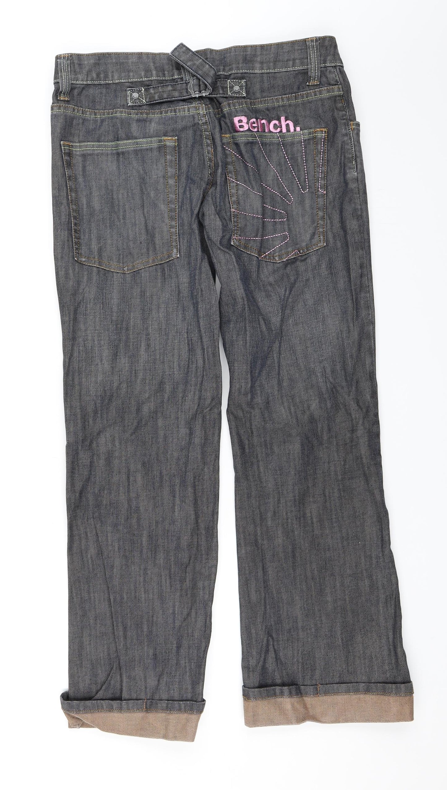 Bench Womens Blue   Wide-Leg Jeans Size 28 in L28 in