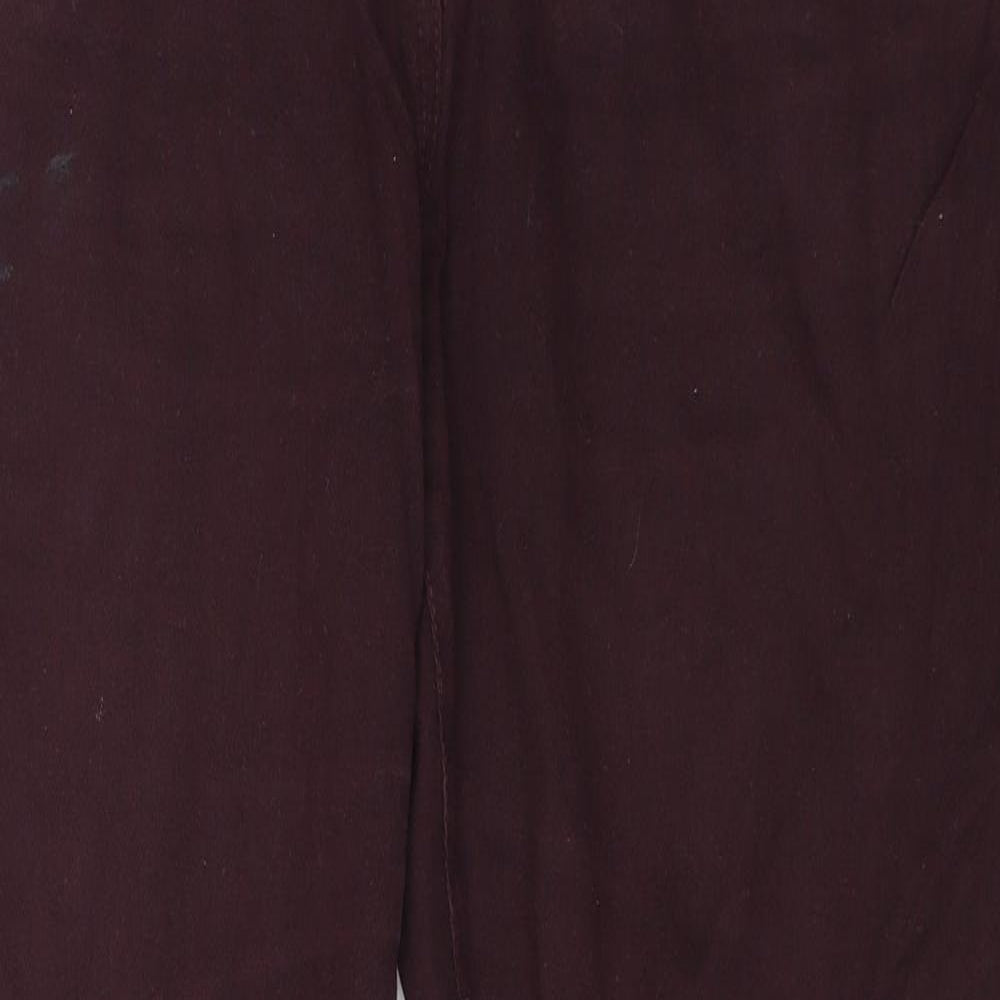 Wallis Womens Purple   Skinny Jeans Size 14 L29 in