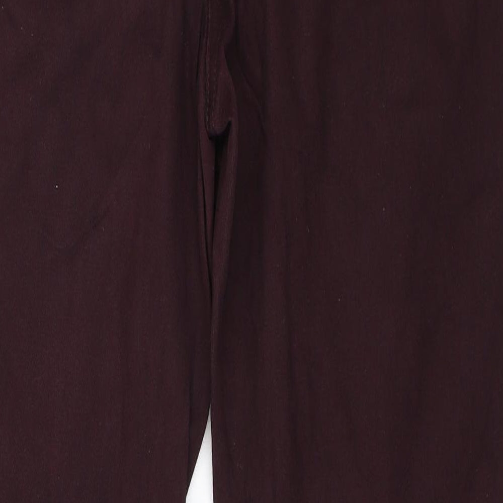 Wallis Womens Purple   Skinny Jeans Size 14 L29 in