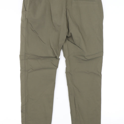 H&M Womens Green   Trousers  Size 10 L25 in