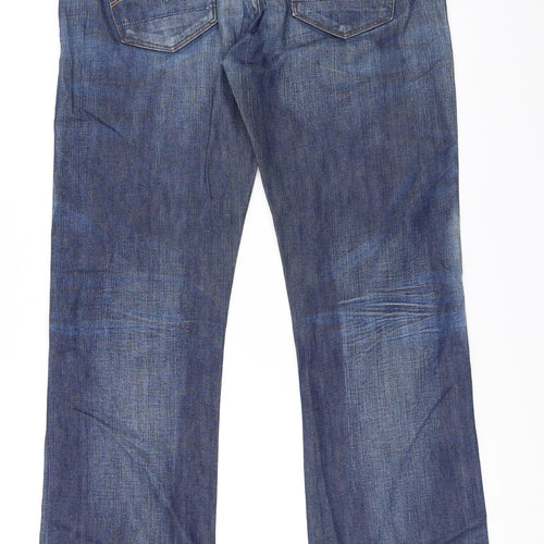 G Raw Mens Blue   Straight Jeans Size 34 in L32 in