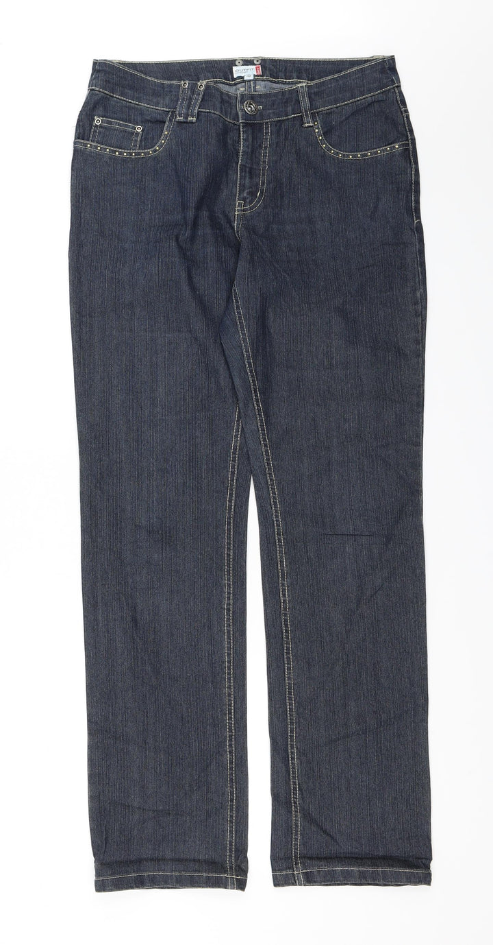 Outfit Fashion Womens Blue Straight Jeans Size 31 in L32 in
