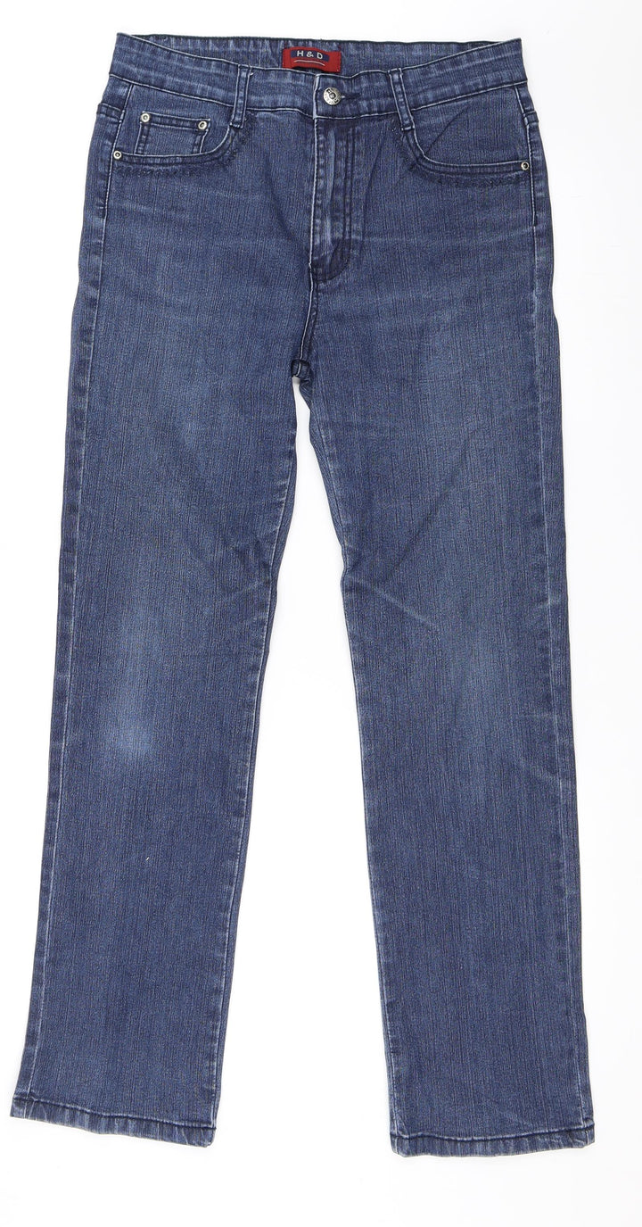 H&D  Womens Blue   Straight Jeans Size 31 in L28 in