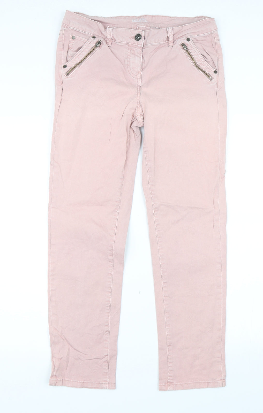 Preworn Womens Pink   Chino Trousers Size 30 in L27 in