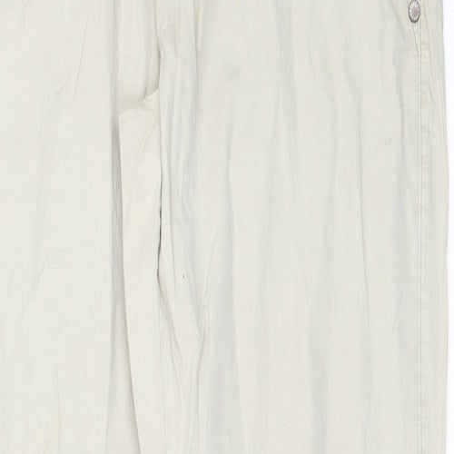 S Oliver Womens Beige   Chino Trousers Size 14 L32 in