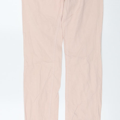 H&M Womens Pink   Skinny Jeans Size 8 L33 in