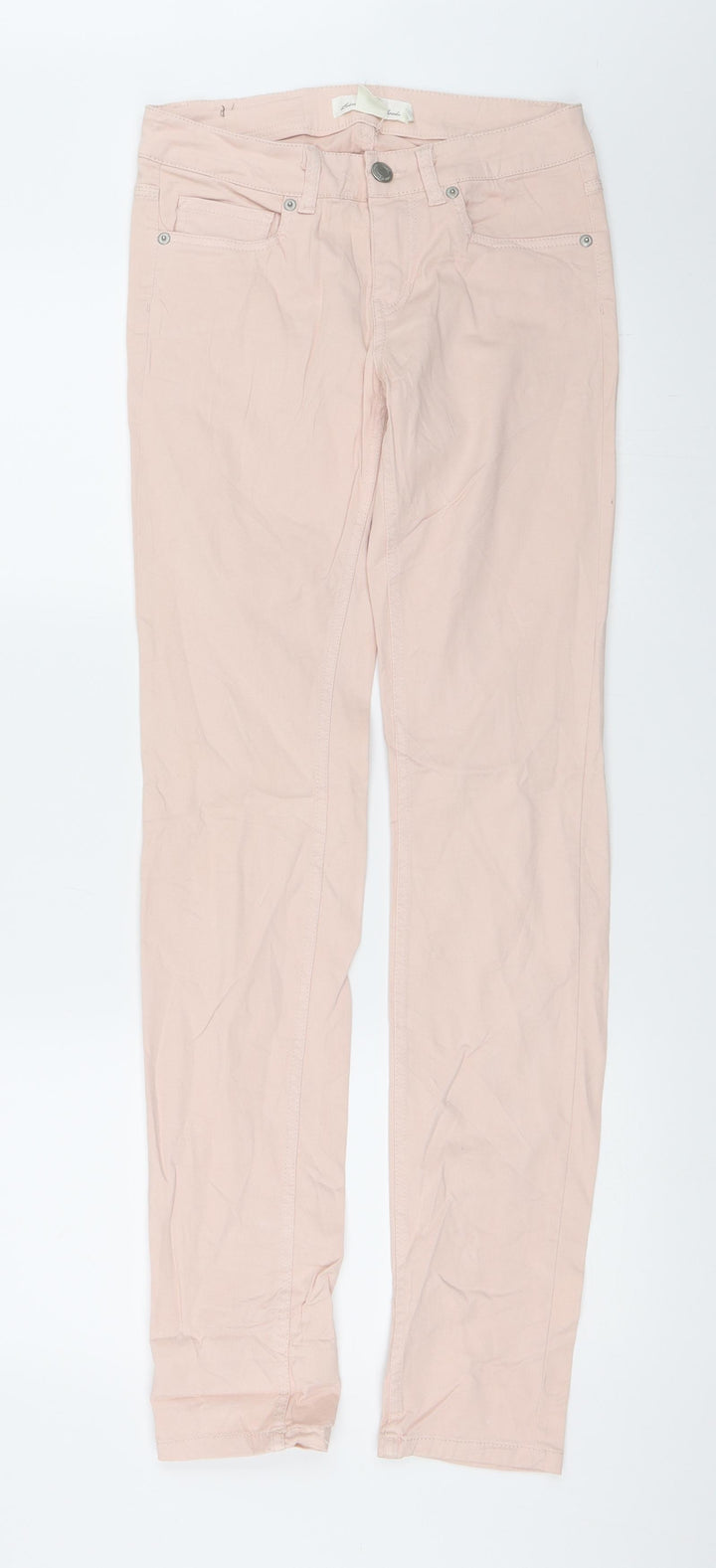 H&M Womens Pink   Skinny Jeans Size 8 L33 in