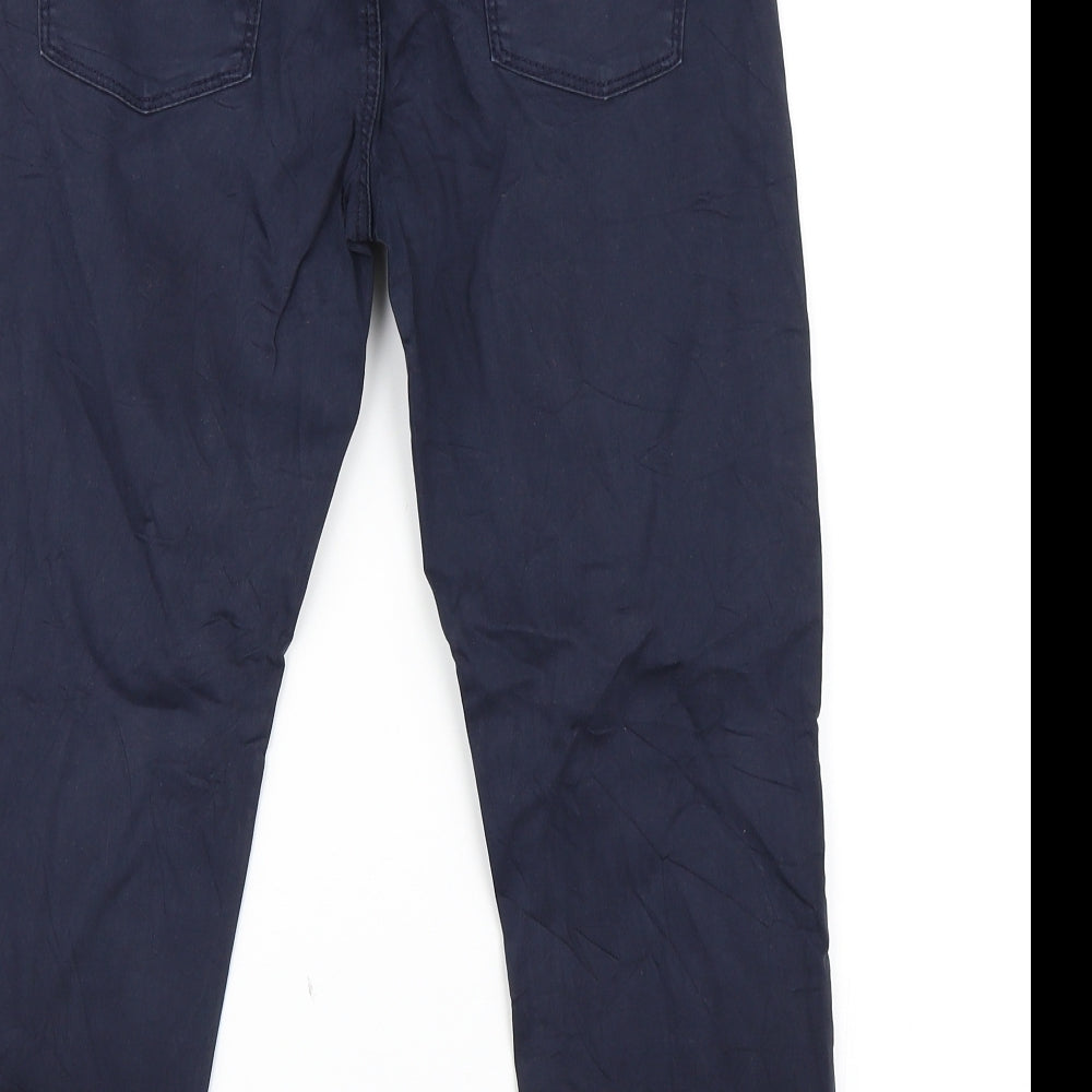 Espirit Womens Blue   Cropped Trousers Size 10 L22 in