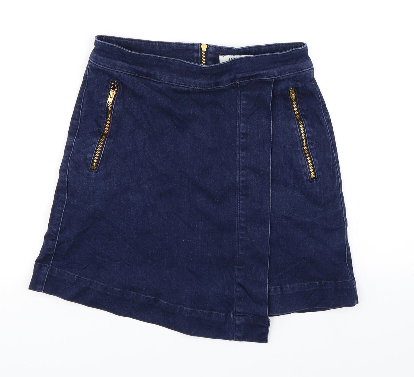 Oasis Womens Blue   A-Line Skirt Size 10