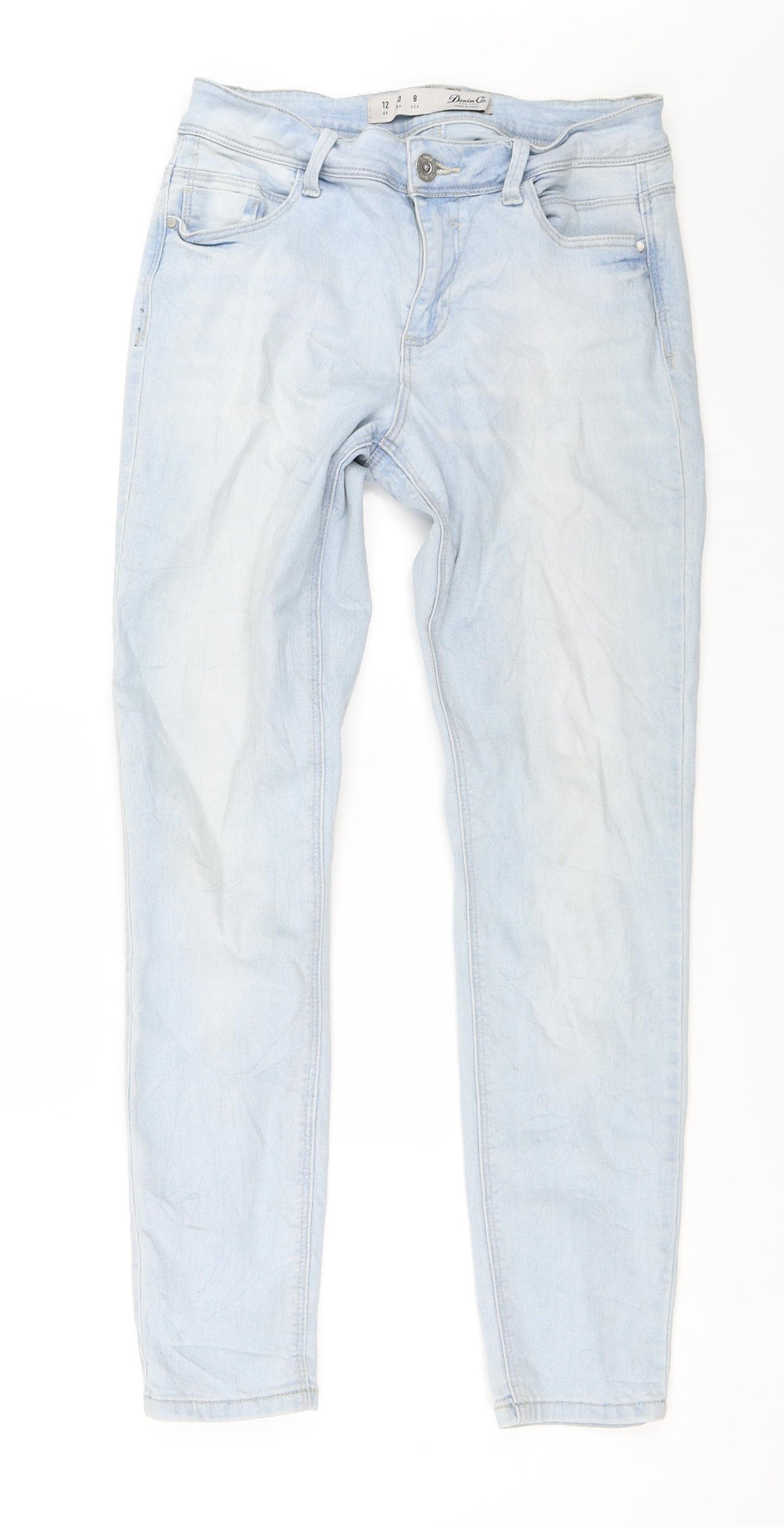 Primark Womens Blue   Skinny Jeans Size 12 L28 in