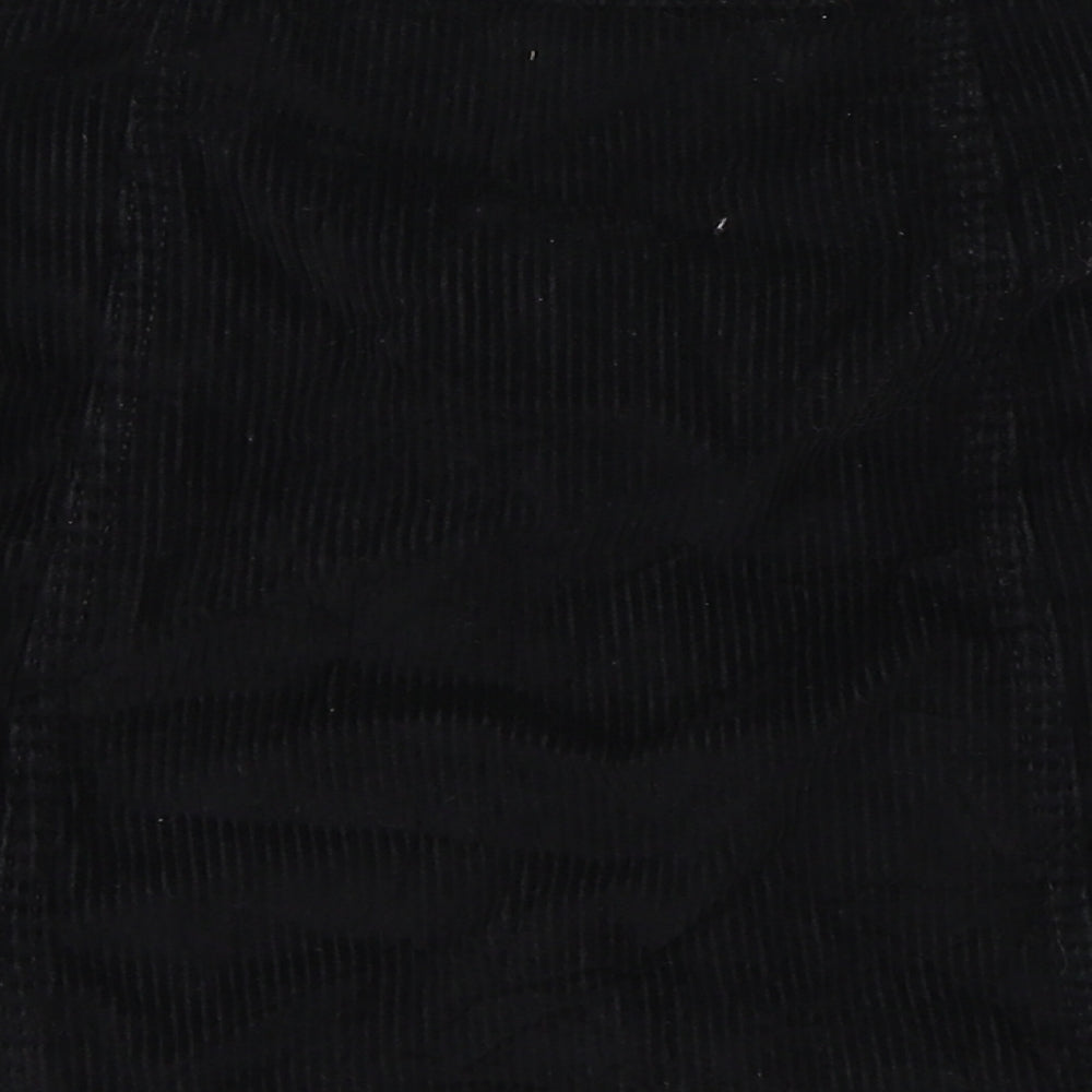 Primark Womens Black  Corduroy A-Line Skirt Size 10
