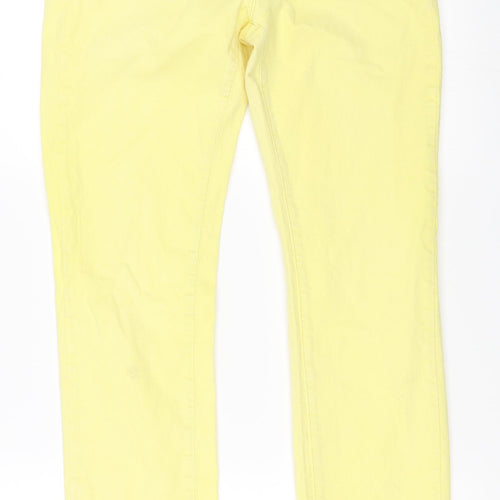 Weekend Womens Yellow   Skinny Jeans Size 10 L30 in