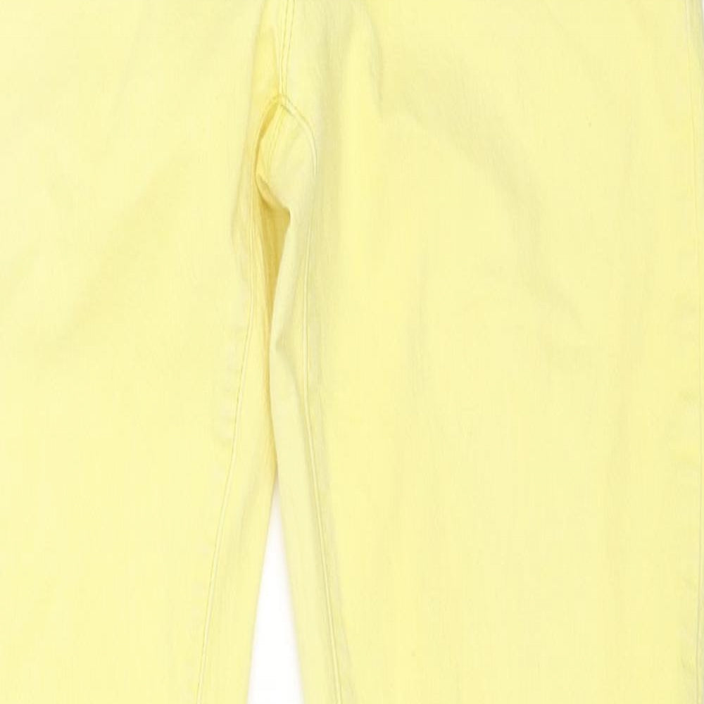 Weekend Womens Yellow   Skinny Jeans Size 10 L30 in