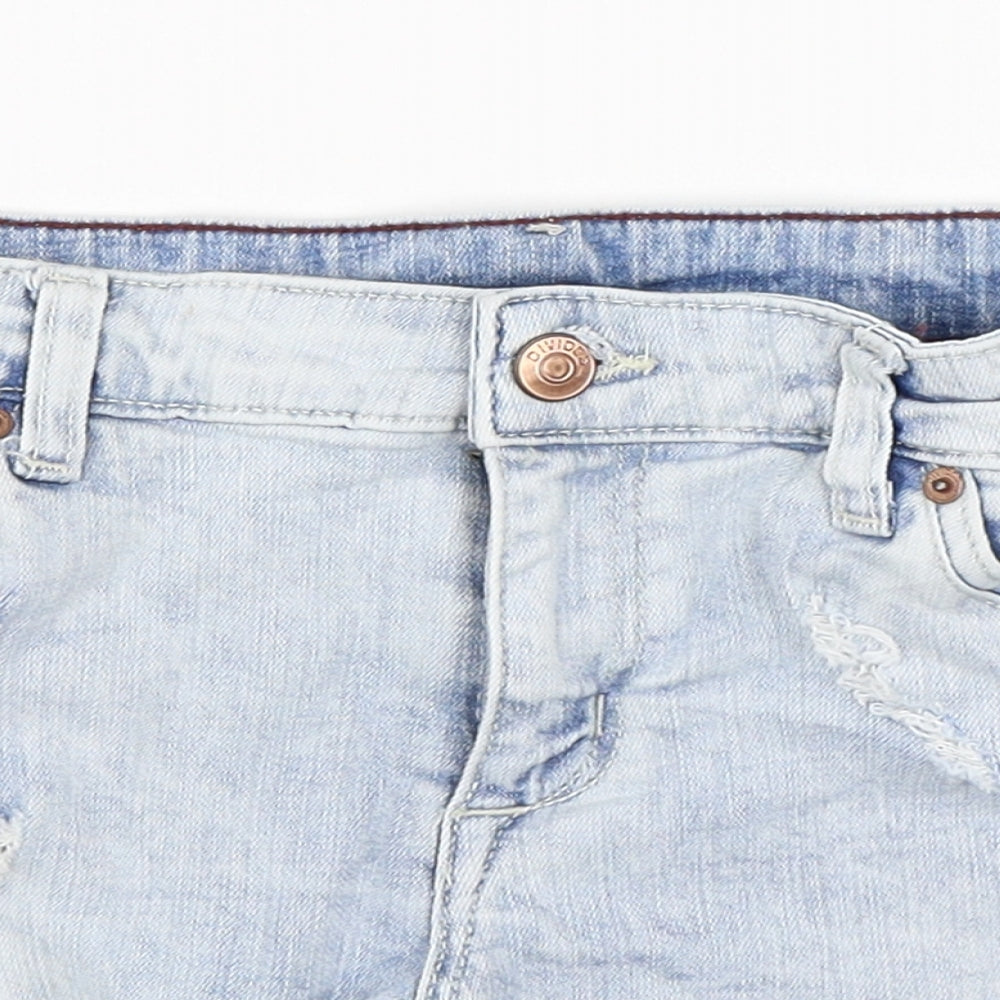 H&M Womens Blue   Hot Pants Shorts Size 12