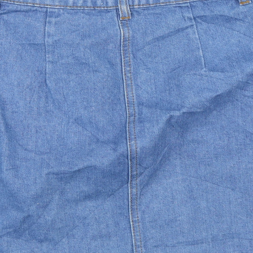 Miss Selfridge Womens Blue   A-Line Skirt Size 6