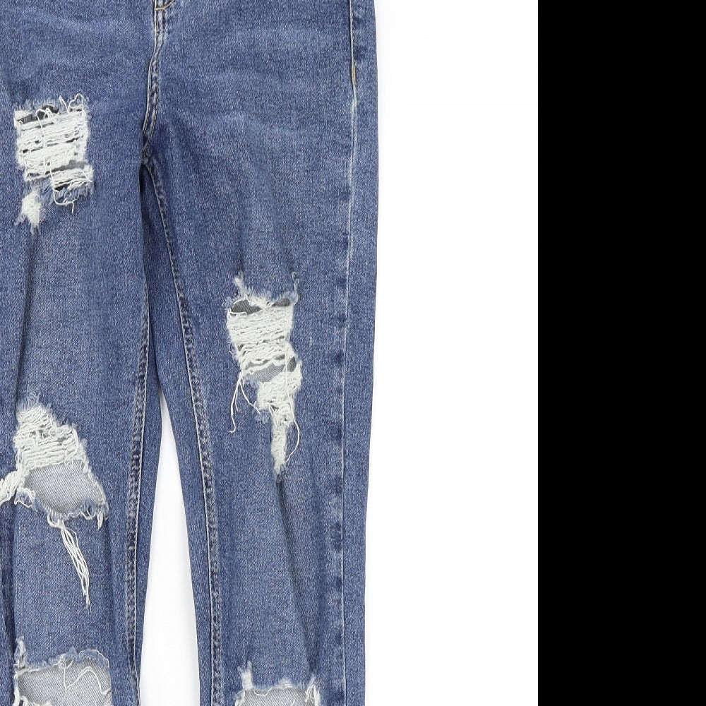 Topshop Womens Blue   Skinny Jeans Size 28 in L32 in