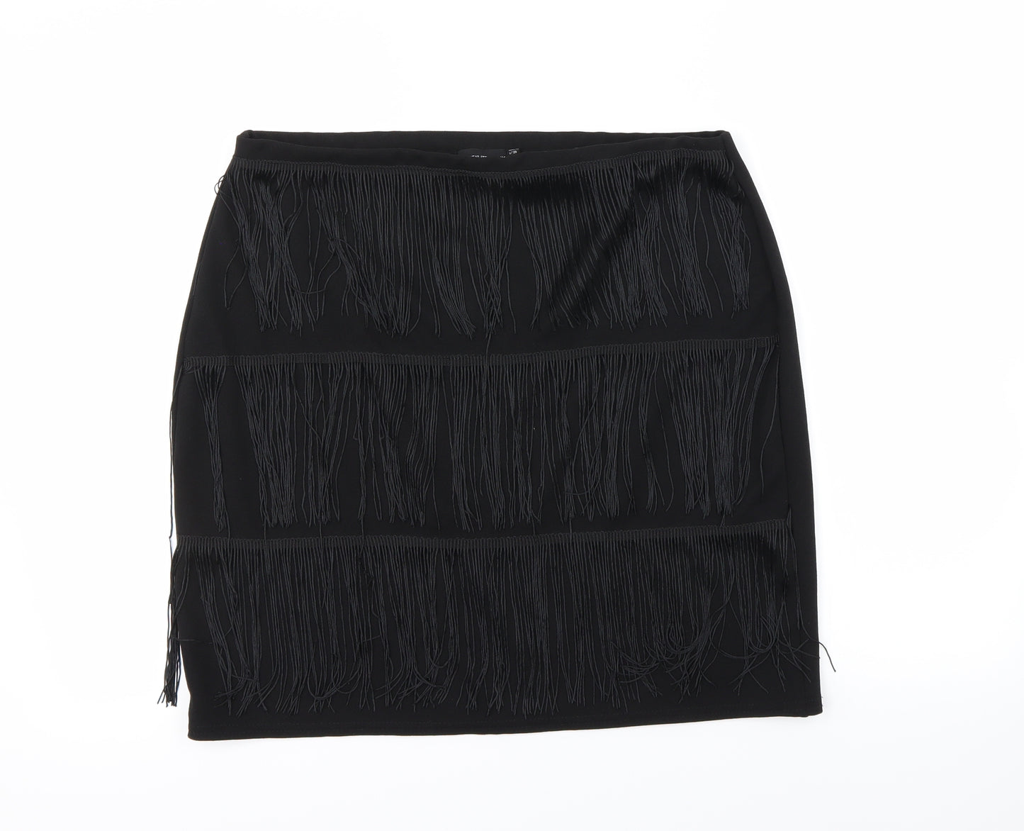 Prettylitlething Womens Black   Mini Skirt Size 20