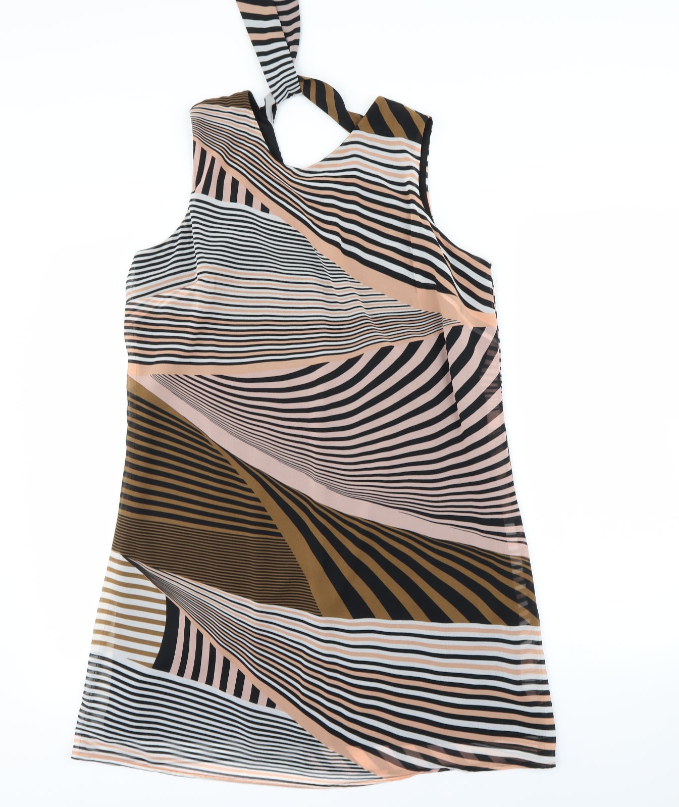 F&F Womens Black Geometric  Mini  Size 14