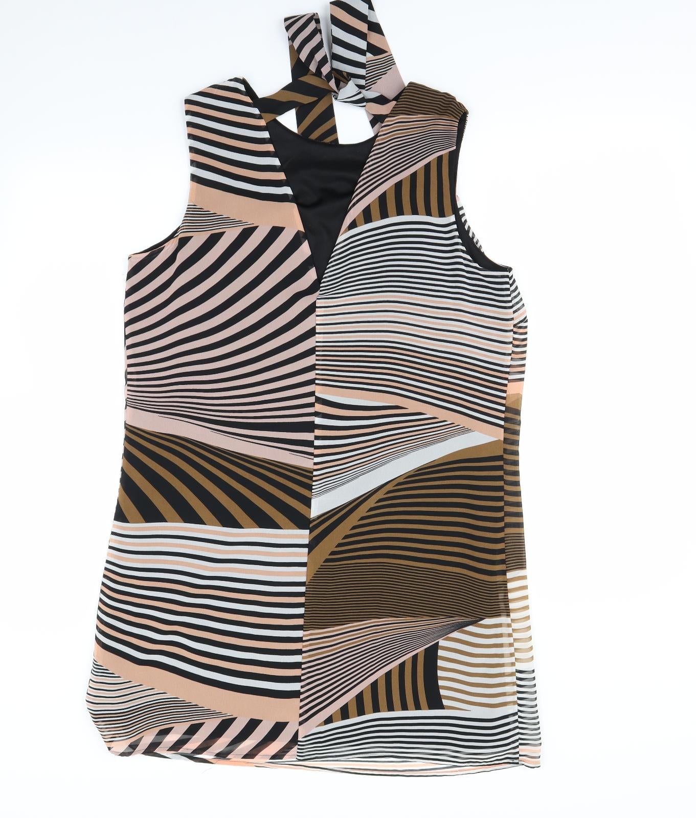 F&F Womens Black Geometric  Mini  Size 14