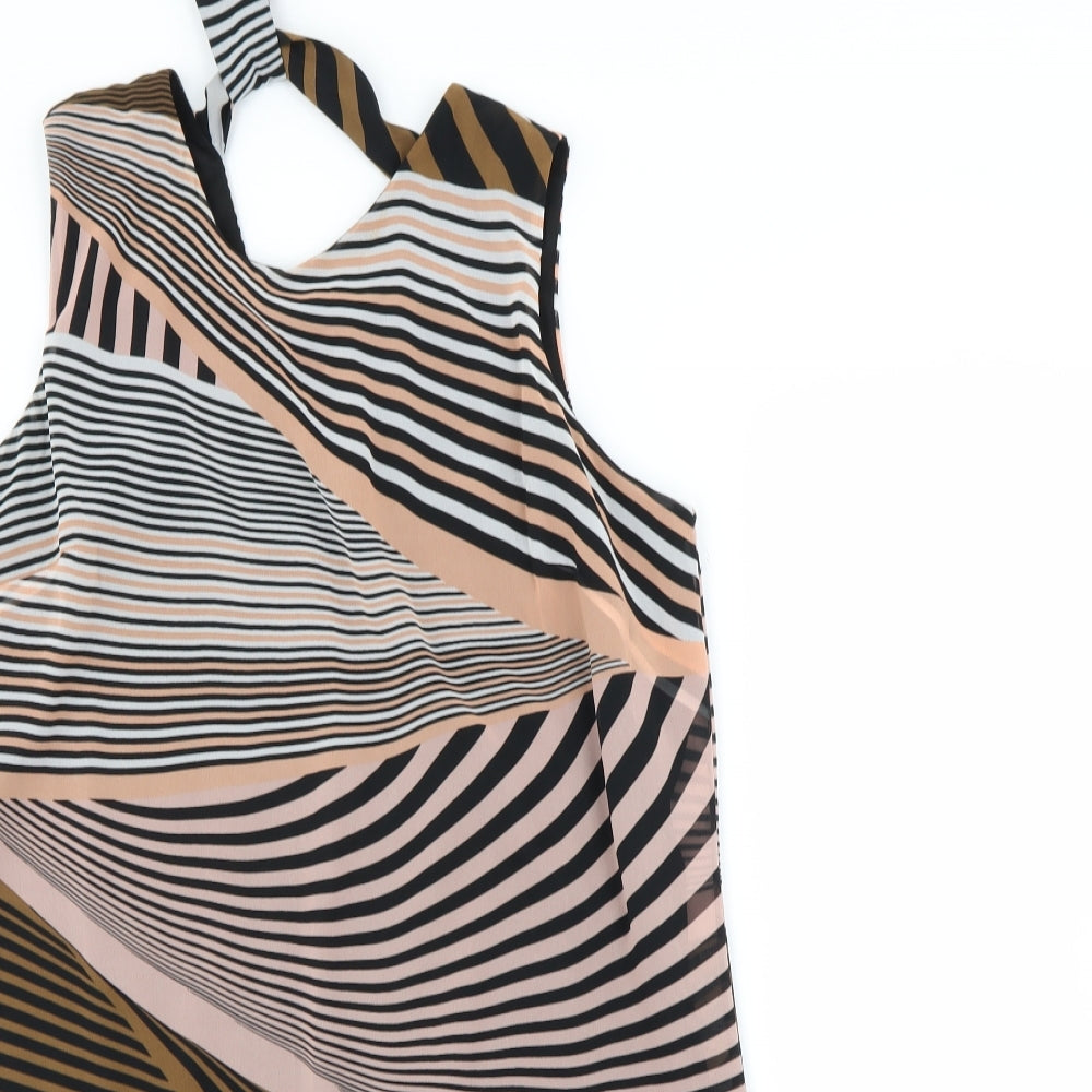 F&F Womens Black Geometric  Mini  Size 14