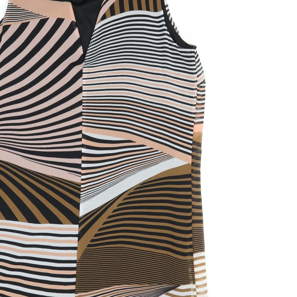 F&F Womens Black Geometric  Mini  Size 14