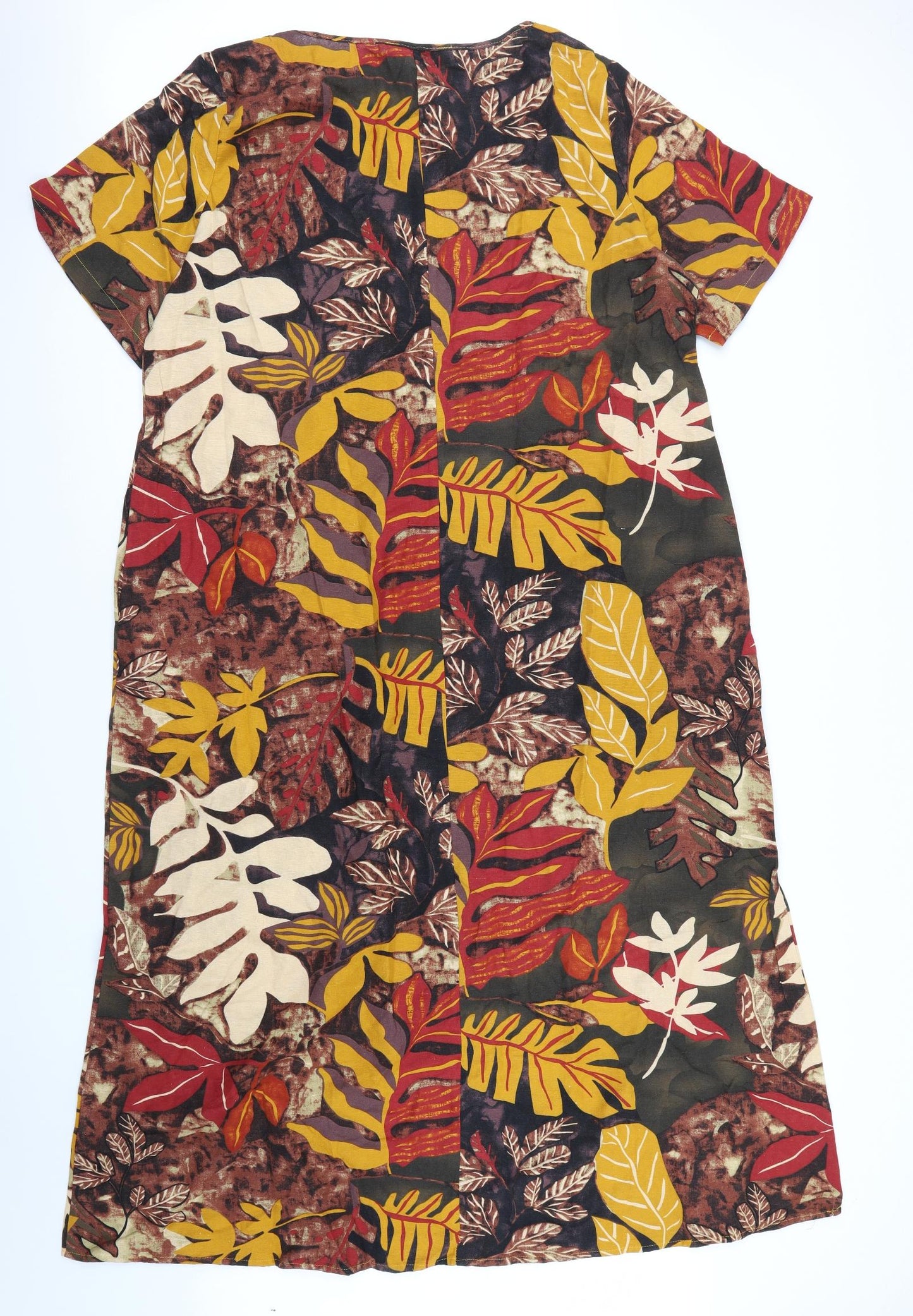 Zanzea Womens Multicoloured Floral  Maxi  Size 4XL