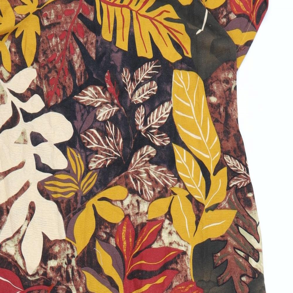 Zanzea Womens Multicoloured Floral  Maxi  Size 4XL