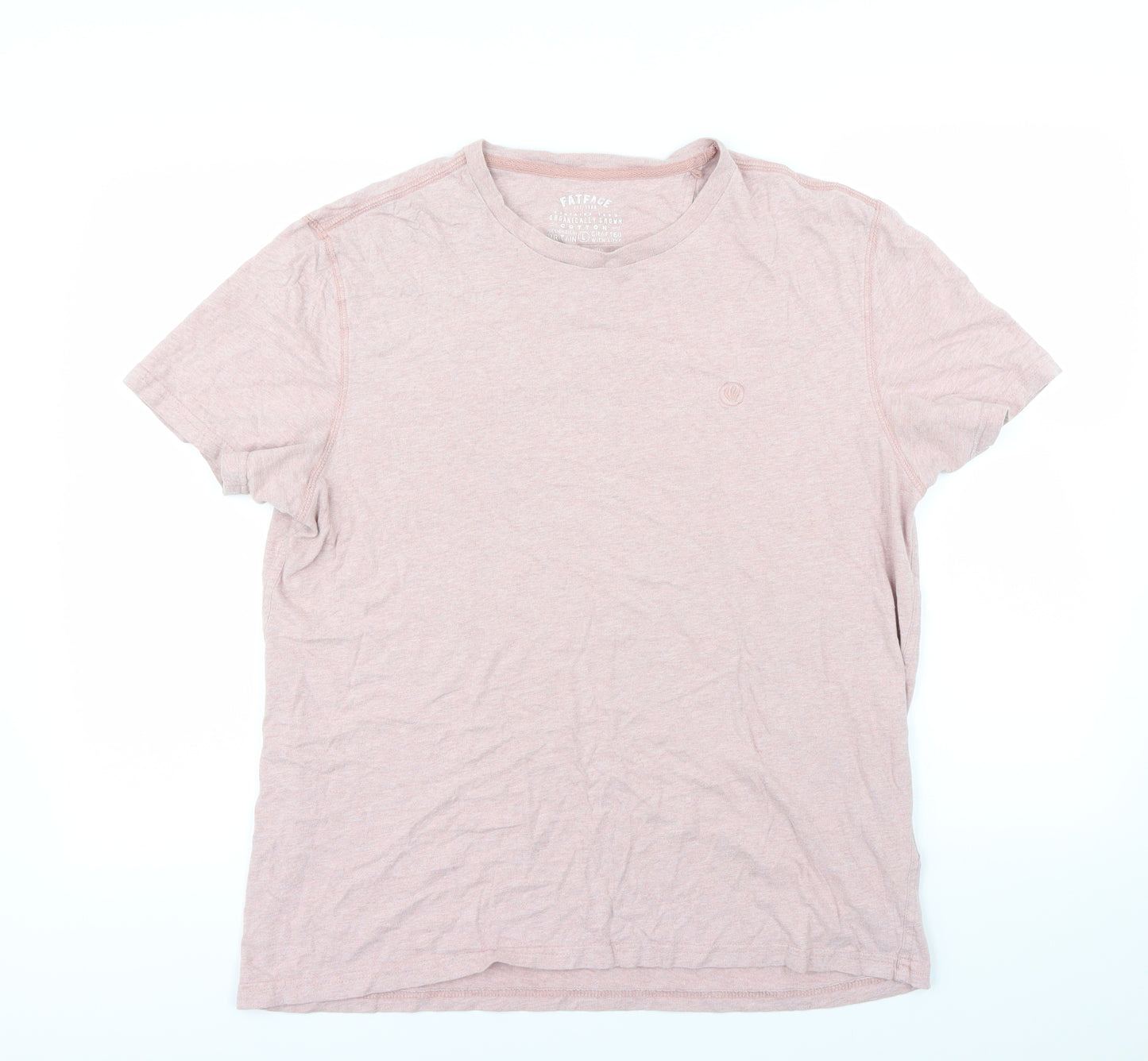 Fat Face Mens Pink    T-Shirt Size L