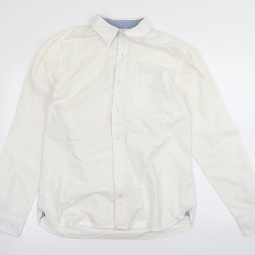 Next  Mens White    Button-Up Size L