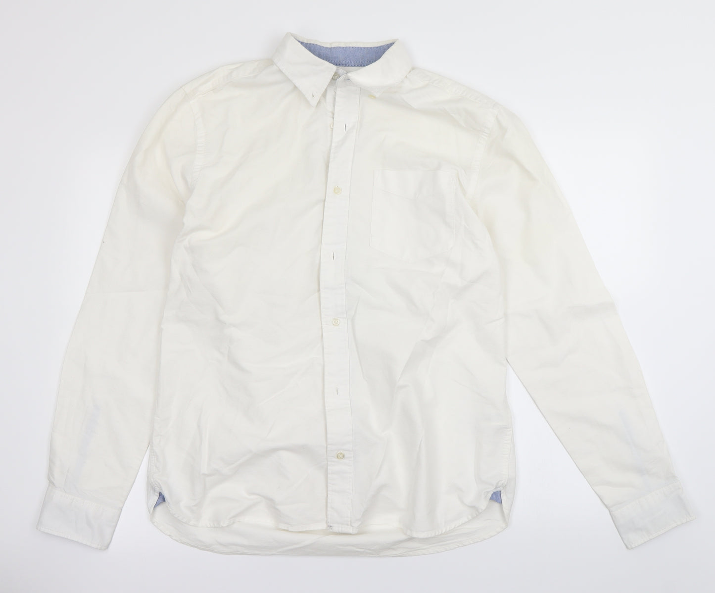 Next  Mens White    Button-Up Size L