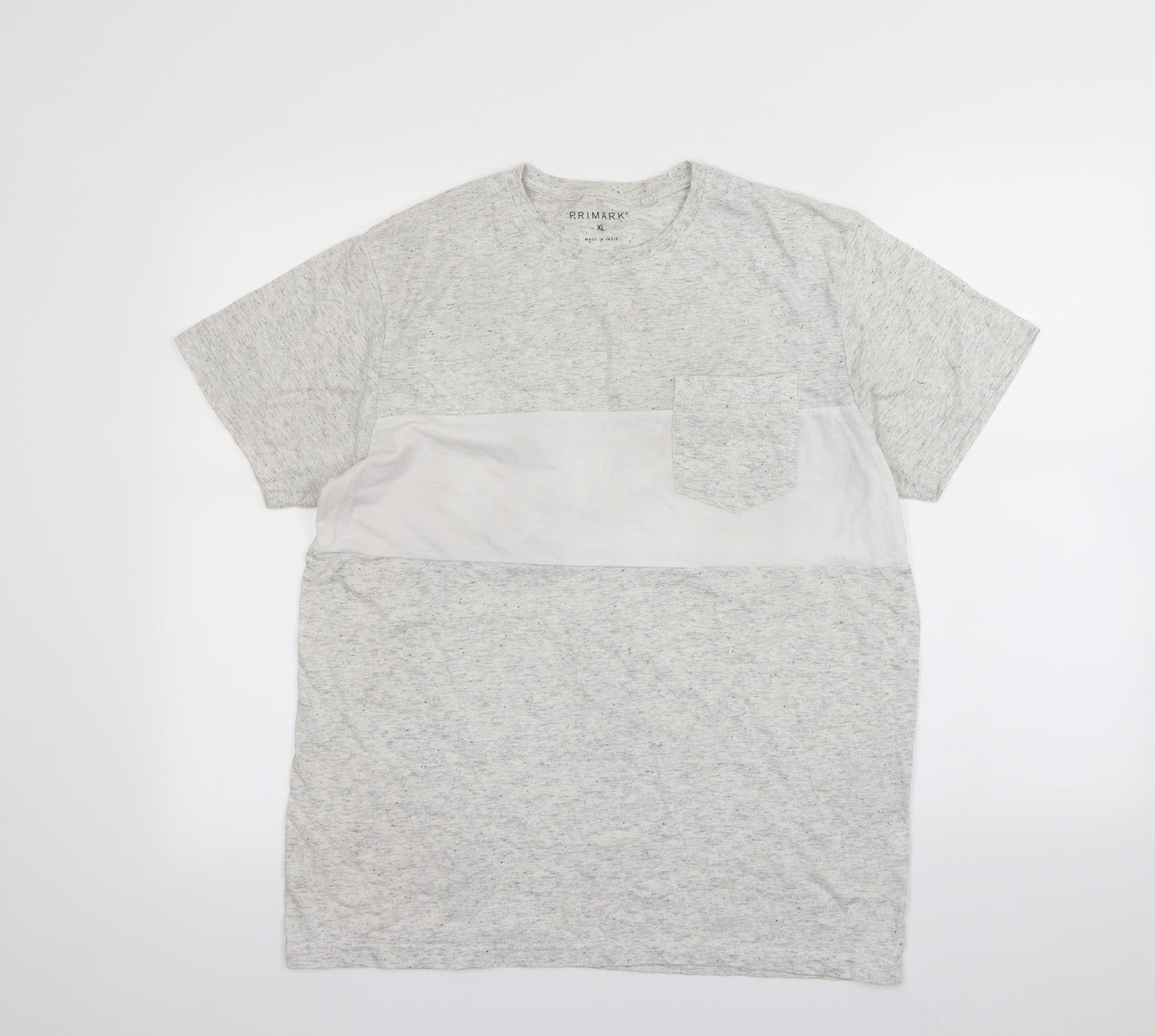 Primark Mens Grey    T-Shirt Size XL