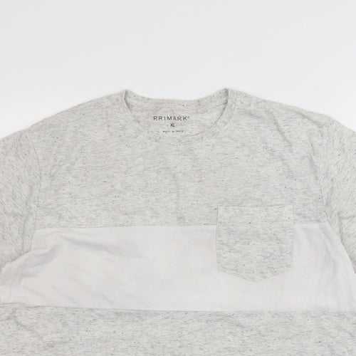 Primark Mens Grey    T-Shirt Size XL