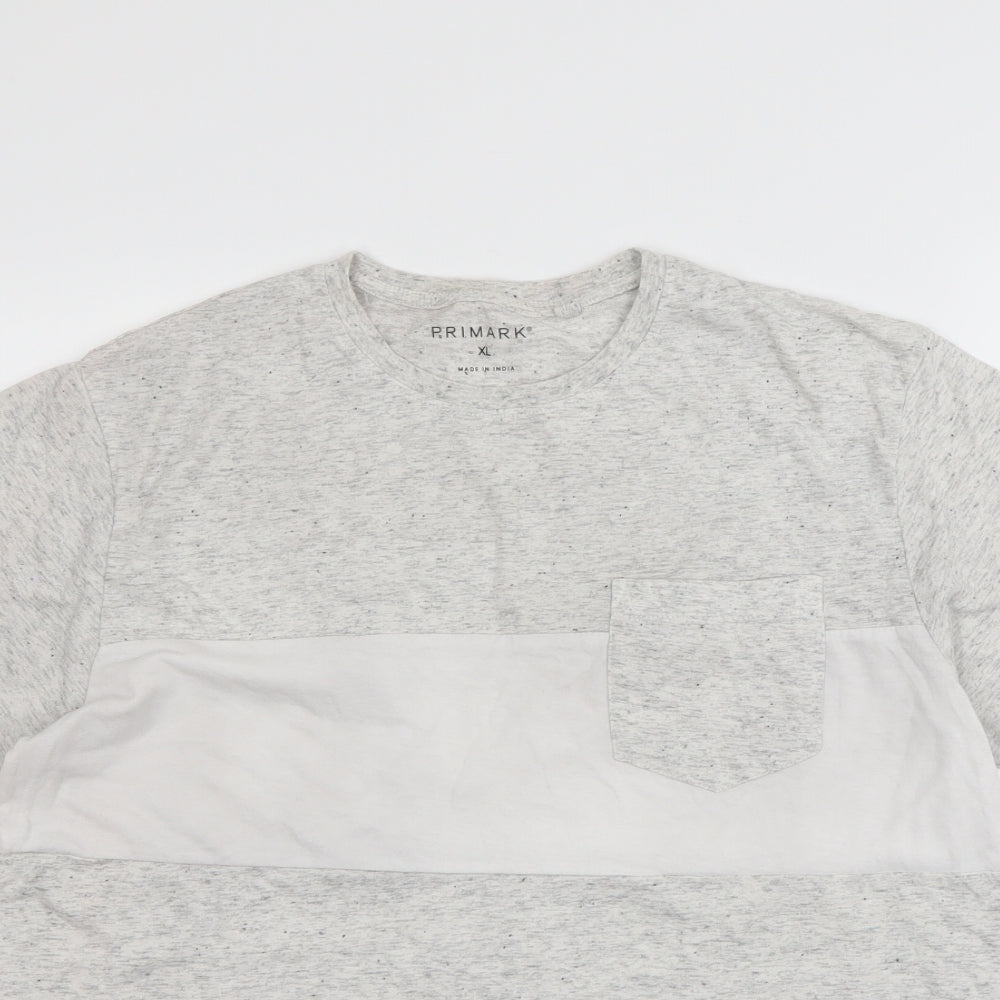 Primark Mens Grey    T-Shirt Size XL