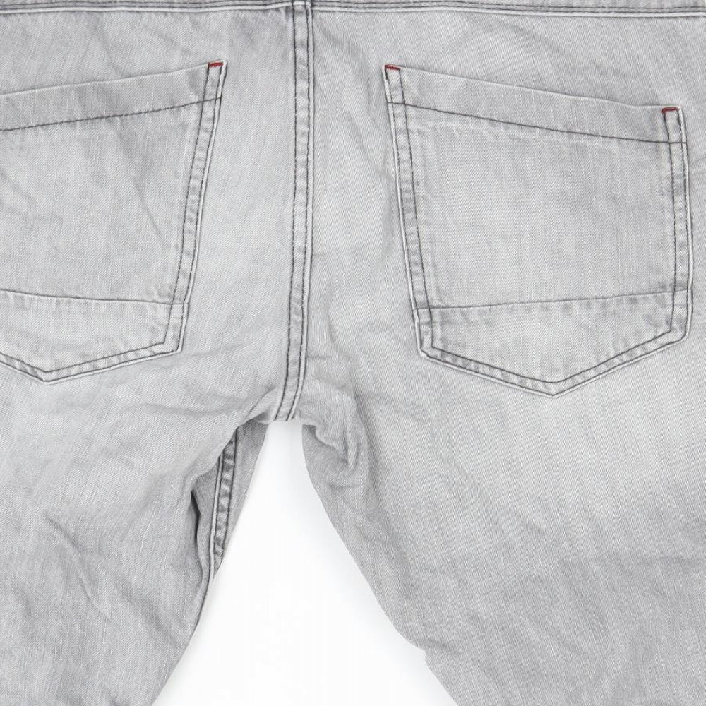F&F Mens Grey   Chino Shorts Size S