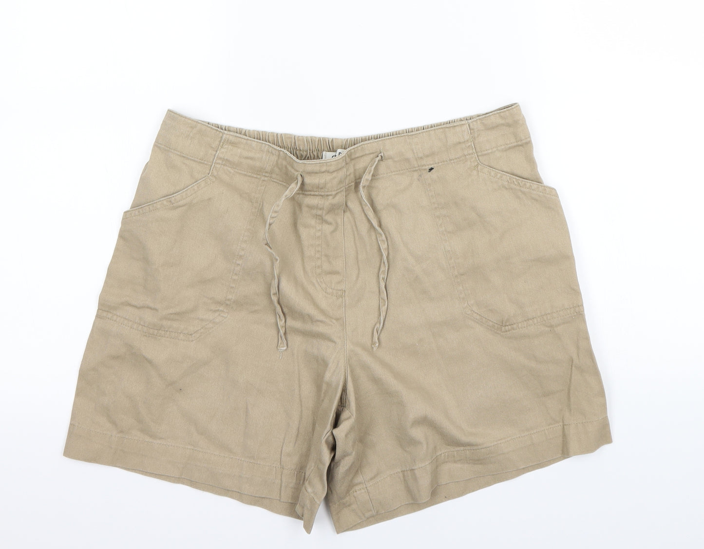 George Womens Beige   Chino Shorts Size 12