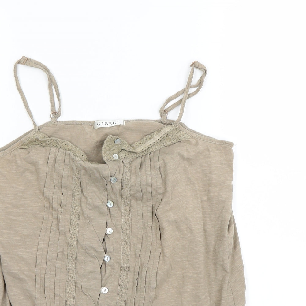 George Womens Brown   Basic Tank Size 12