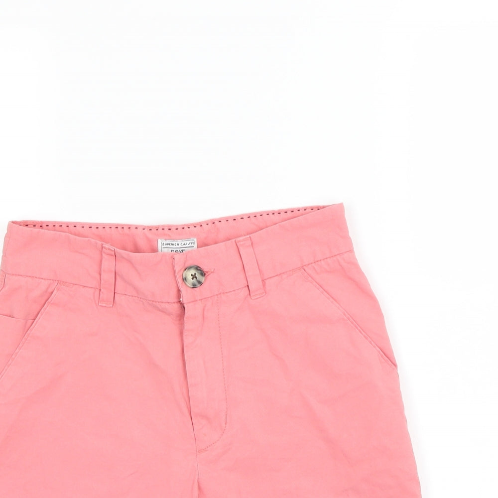 Next  Boys Pink   Chino Shorts Size 11 Years
