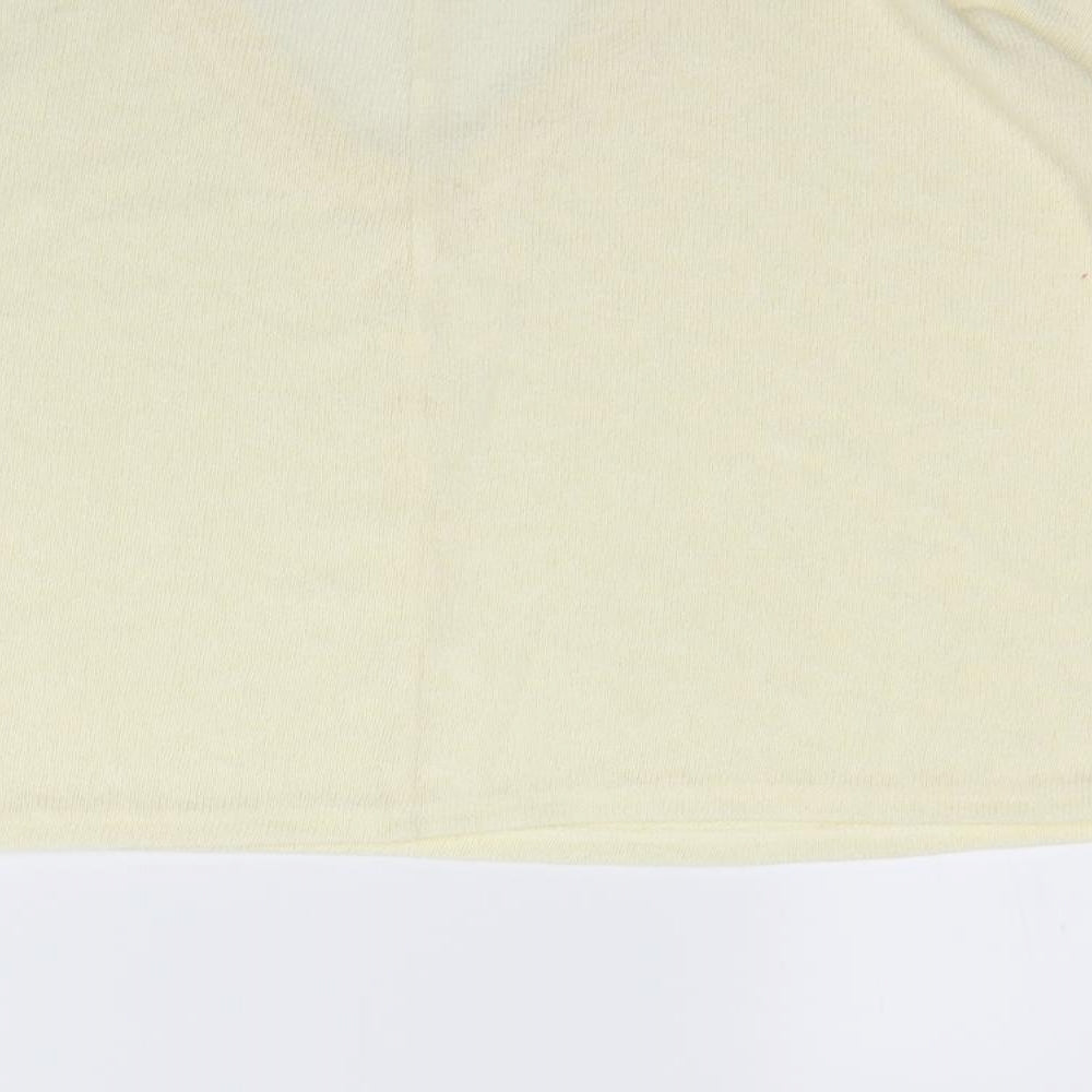 Primark Womens Yellow   Henley Jumper Size S