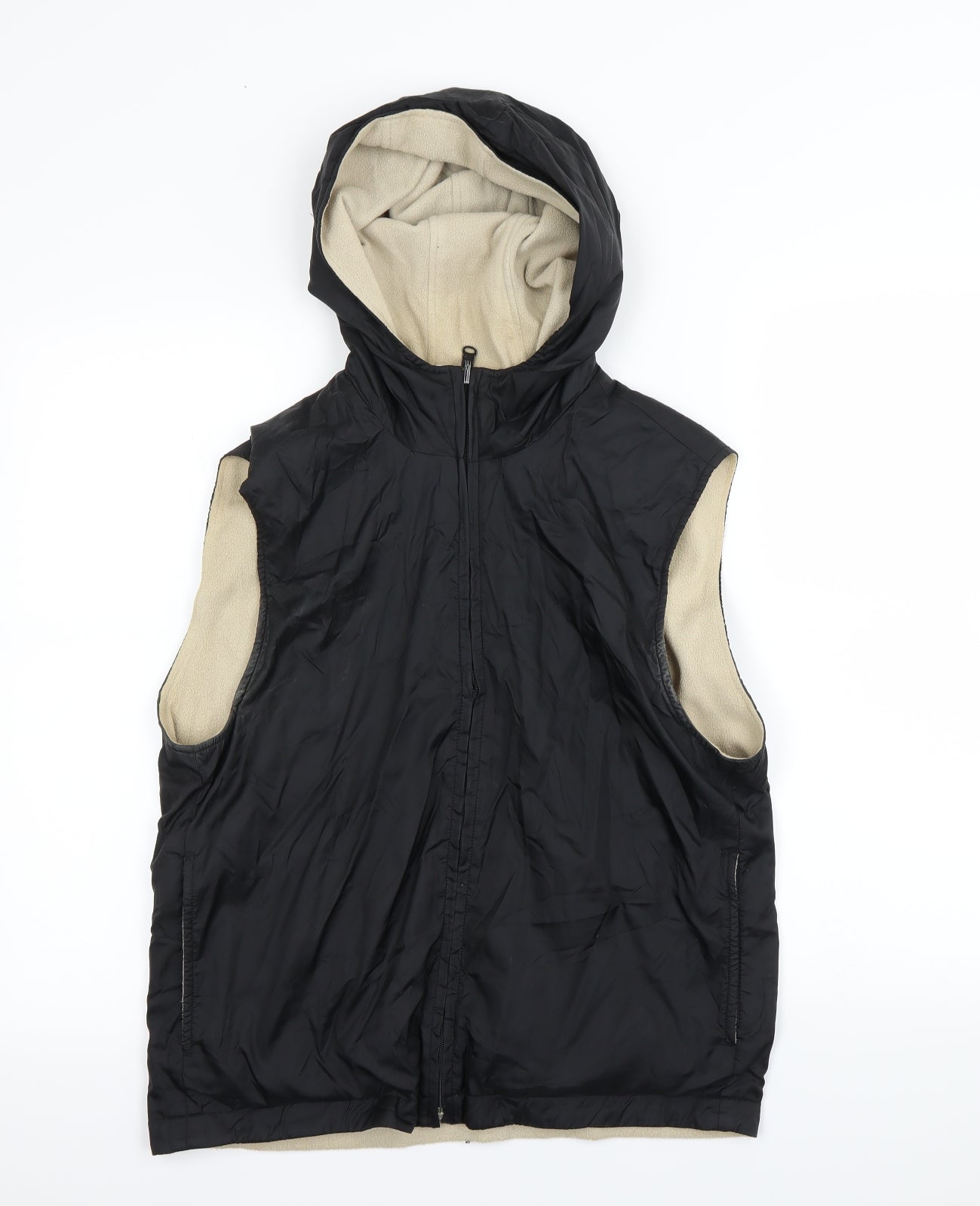 Conwell Mens Black   Gilet Coat Size S