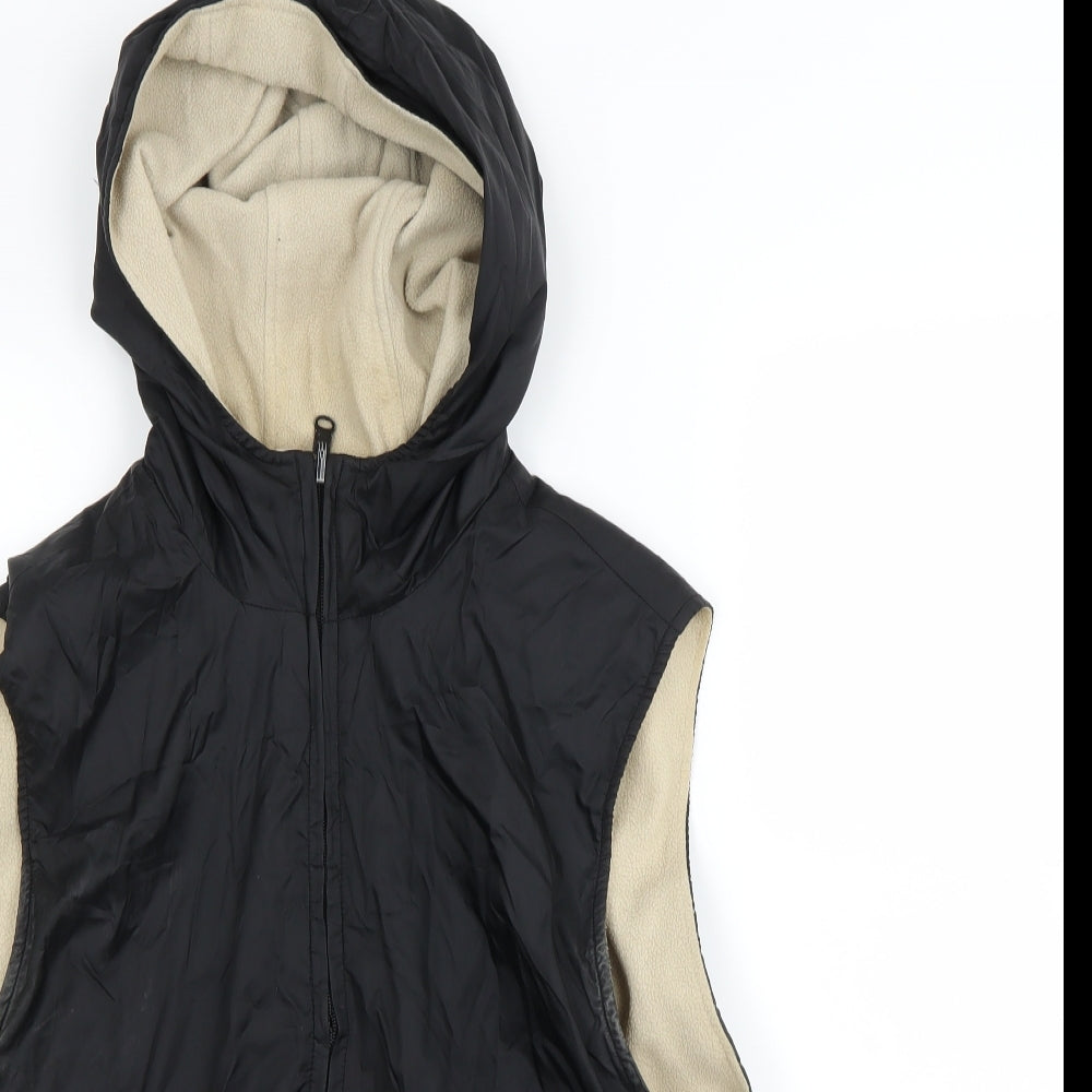 Conwell Mens Black   Gilet Coat Size S