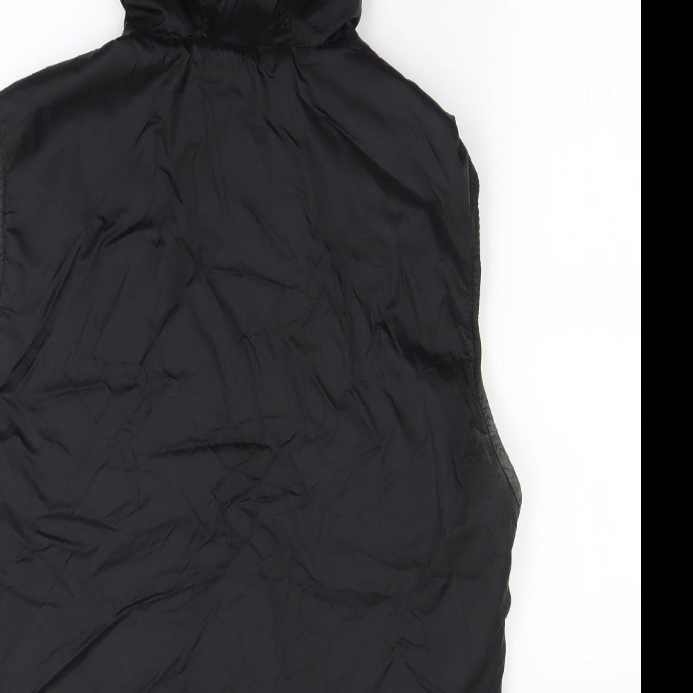 Conwell Mens Black   Gilet Coat Size S