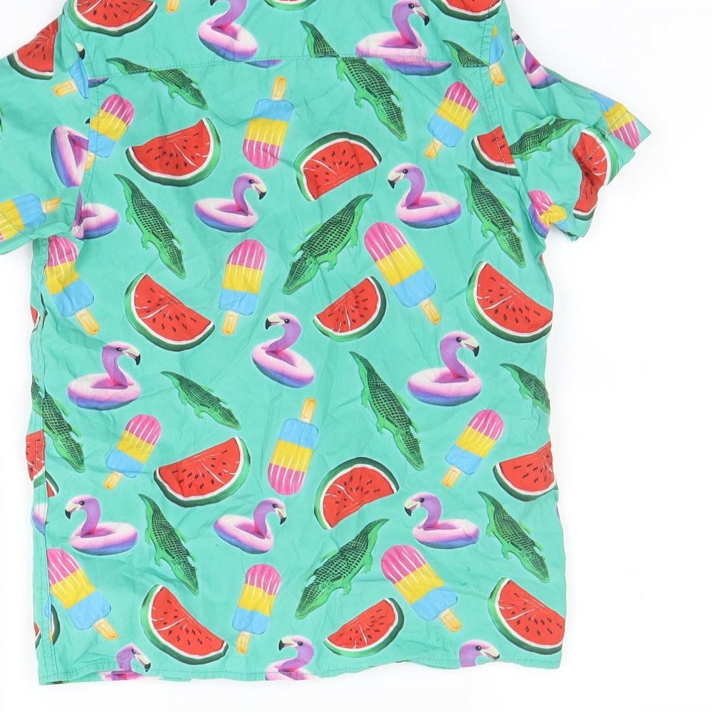 Next  Boys Green   Basic Button-Up Size 8 Years